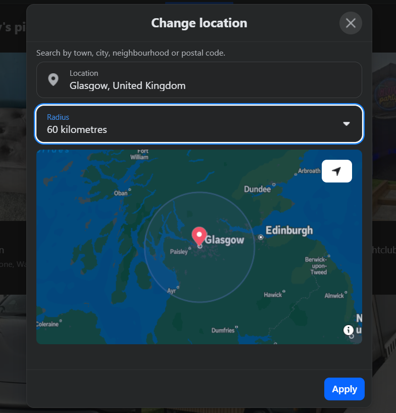 Auto Marketplace Location Changer